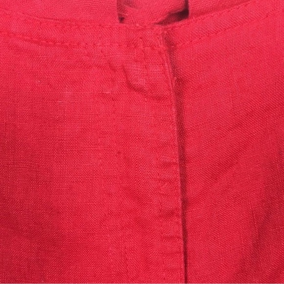 H&M Logg Skirt Red Sz 4 - Picture 3 of 6